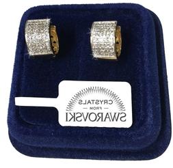 Uomo Donna Pl.oro Giallo 18k Con Cristalli Swarovski  8/06