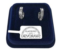 Uomo Donna Pl.oro Bianco 18k Con Cristalli Swarovski