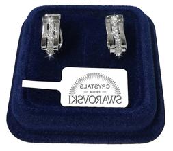 Uomo Donna Pl.oro Bianco 18k Con Cristalli Swarovski Sw8/11