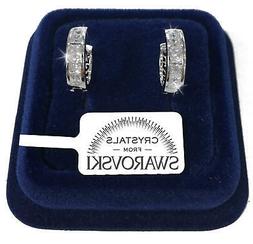 Uomo Donna Pl.oro Bianco 18k Con Cristalli Swarovski Sw42