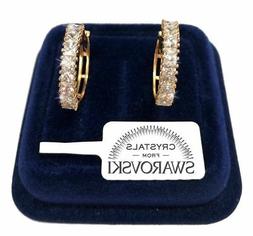 Grandi 22mm Pl.oro Oro 18k Con Cristalli Swarovski  Swc2/2