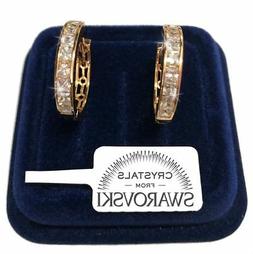 Grandi Pl.oro Oro 18k Con Cristalli Swarovski Uomo Donna S17
