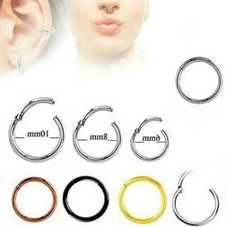 Cerniera Piercing Clicker Cerchio Cerchietto Orecchino Anell