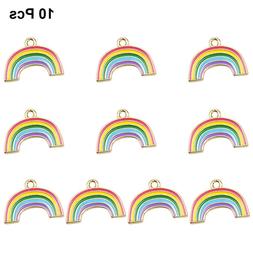 Ciondoli alla moda in lega fai-da-te con design arcobaleno p