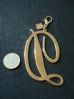ciondolo pendolo lettera D 10 cm iniziale ciondolo oro mosch