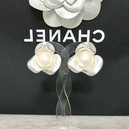 Cc Argento Fiori Con Perle 00t