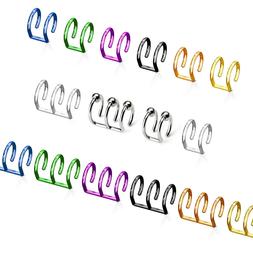 Clip Orecchio Ear Polso Helix Cartilagine Finto Piercing Spi