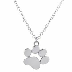 Collana con mini ciondolo zampa cane migliore amico dog colo