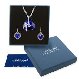 Collana donna oro bianco Swarovski Elements originale G4L cr