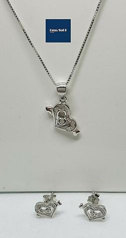 In Argento 925% Con Zirconi Bianchi Regalo Donna👑