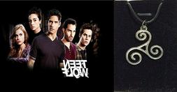 Teen Wolf Serie Tv Triskele Necklace Earrings