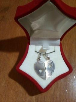 Collana in argento 925 pendente cuore spezzato prezzo offert