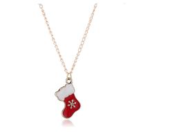 Collanina tema Natale Gioielli Regalo di Natale Befana bambi