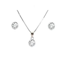 Punto Luce Abbinati, In Argento 925, Rodiato