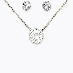 Punto Luce In Argento 925&deg; Zirconi Brillanti