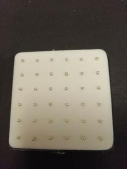 Per Naso In Argento 800/925 A Forma Pallina Piccola Argento