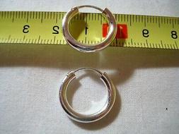 Argento 925 3 Mm Cerchietto Liscio Uomo Donna 18 Mm Pirata