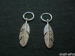 Argento 925 Modello Cerchietto Liscio Foglia Lunga Uomo Donn