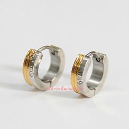 Cerchio Donna Uomo In Acciaio Dorato K153