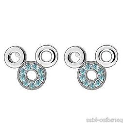 Da Donna Cristallo Swarovski Elements Topolino Celeste Or11