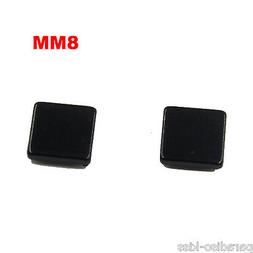 Da Donna Uomo Nero Quadrato Magnetici 8mm K60