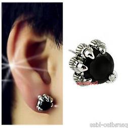 Donna Uomo Drago Pietra Strass Nera 8mm/10mm R86