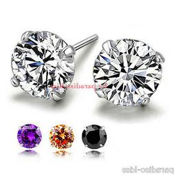 Donna Uomo Punto Luce Zircone Strass 4mm/5mm Vari Colori R03