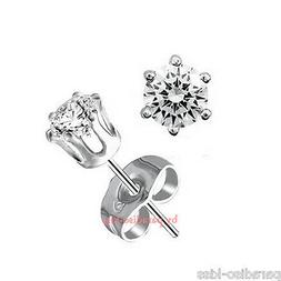 Donna Uomo Puntoluce Corona Strass 6mm Bianco Ch136