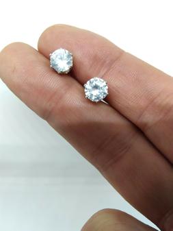 Punto Luce In Acciaio Con Zircone Unisex A Lobo Colore Argen