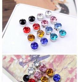 Strass Punto Luce Bianco Calamita Magnetici Da Donna Uomo