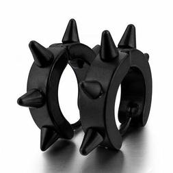 Uomo Acciaio Foto Nero Punk Goth Gotico A Clip Nuovo