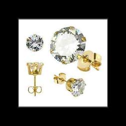 coppia orecchini uomo donna teenager placca oro