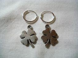 coppia orecchini vero argento 925 cerchietto liscio