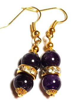 Pendenti Gemma Perline Strass Vintage Chic