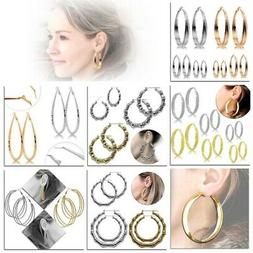 A Cerchio Huggies Hoops Chiusura Huggie Donna Oro Argento Xx