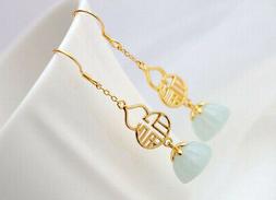 Fiori Di Loto Verde Chiaro Giada 925 Argento Sterling Placca