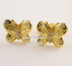 Decorativo Farfalle Pandora Splendere Placcato Oro Giallo Or