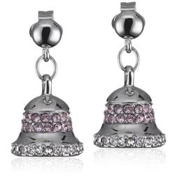 MORELLATO "DIN DON'" ,ORECCHINI CON CAMPANELLE E ZIRCONI  LI