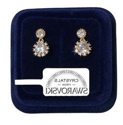 Donna Pl. Oro Giallo 18k Con Cristalli Swarovski Sw8/01