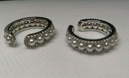 Ear cuff  donna Cattiva Bijoux cerchio con perle mono