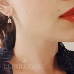 Earring NEW 18kt yellow gold Orecchino Mono Chiocciola Inizi