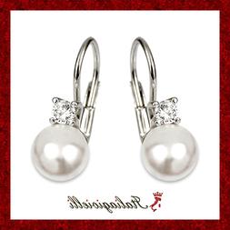 Con Perle Gioielli Donna In Argento 925 Rodiato Oro Bianco