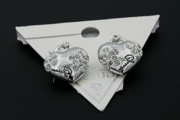 Marchio Guess Cuore Fiori Con Brillantini Ottima Qualit&agrave; Ne