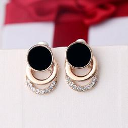 Pendenti Con Diamanti Neri Geometrici Rotondi Da Donna