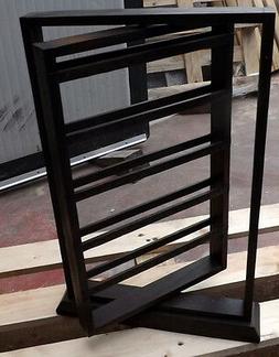 In Legno 50x33 Girevole Marrone Porta Orecchini 50 Paia