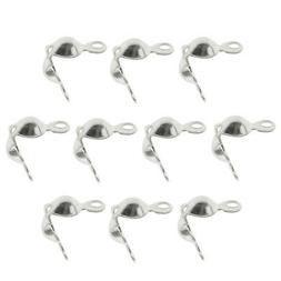 Fai Da Te 10Pcs Fermagli Argento 925 Connettori Catenina Ore