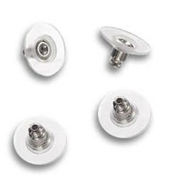 Argento 925 1 Coppia Cuscinetto In Plastica