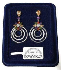 Donna Pl. Oro Bianco 18k Con Cristalli Swarovski Sw8/04