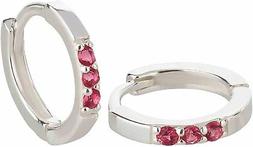 A Cerchio Sottili Con Cristalli, In Argento 925, Con