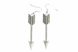 Miniblings Pendente Pfeilohrringe Indiana Arrow 6cm Argento